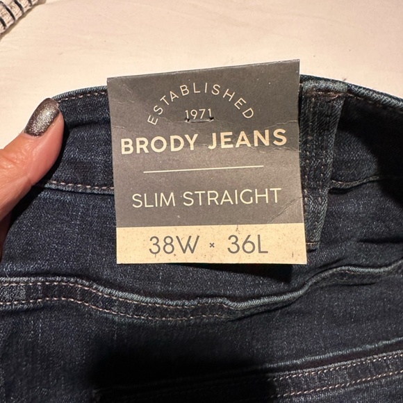 NWT Brody Jeans - Slim Straight - 38W by 36L - Picture 3 of 3
